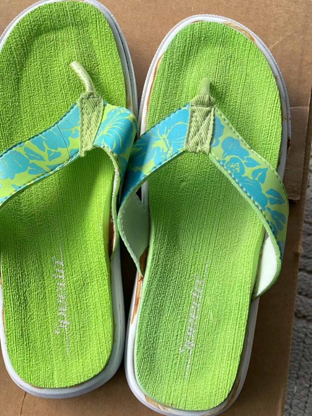 Speedo Floral Flip Flops